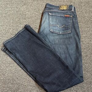 7 for all mankind - bootcut denim Dark Blue 34” inseam